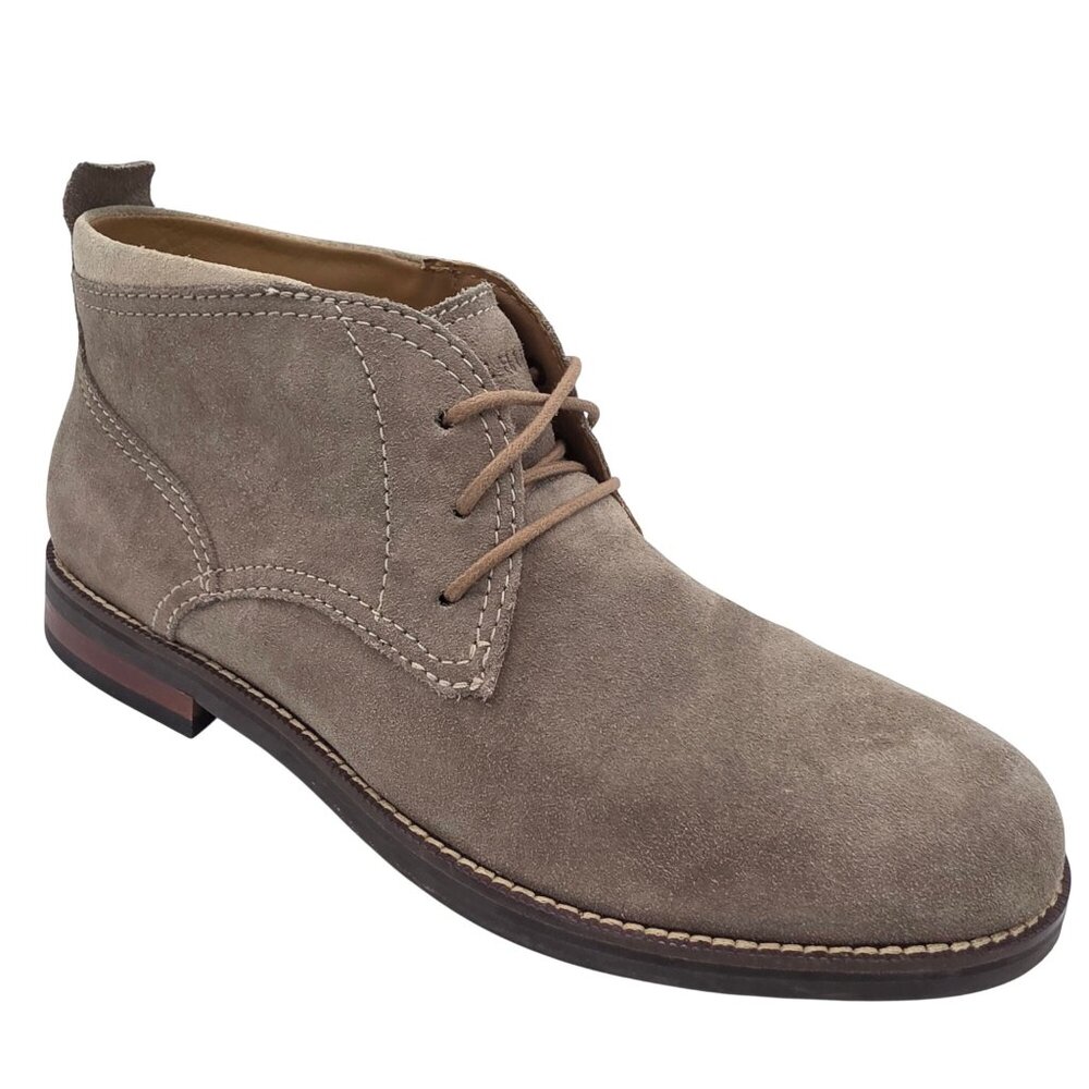 Cole Haan Ogden Stitch Suede Chukka Boots Taupe Tan Dress Casual Shoes Mens 9M